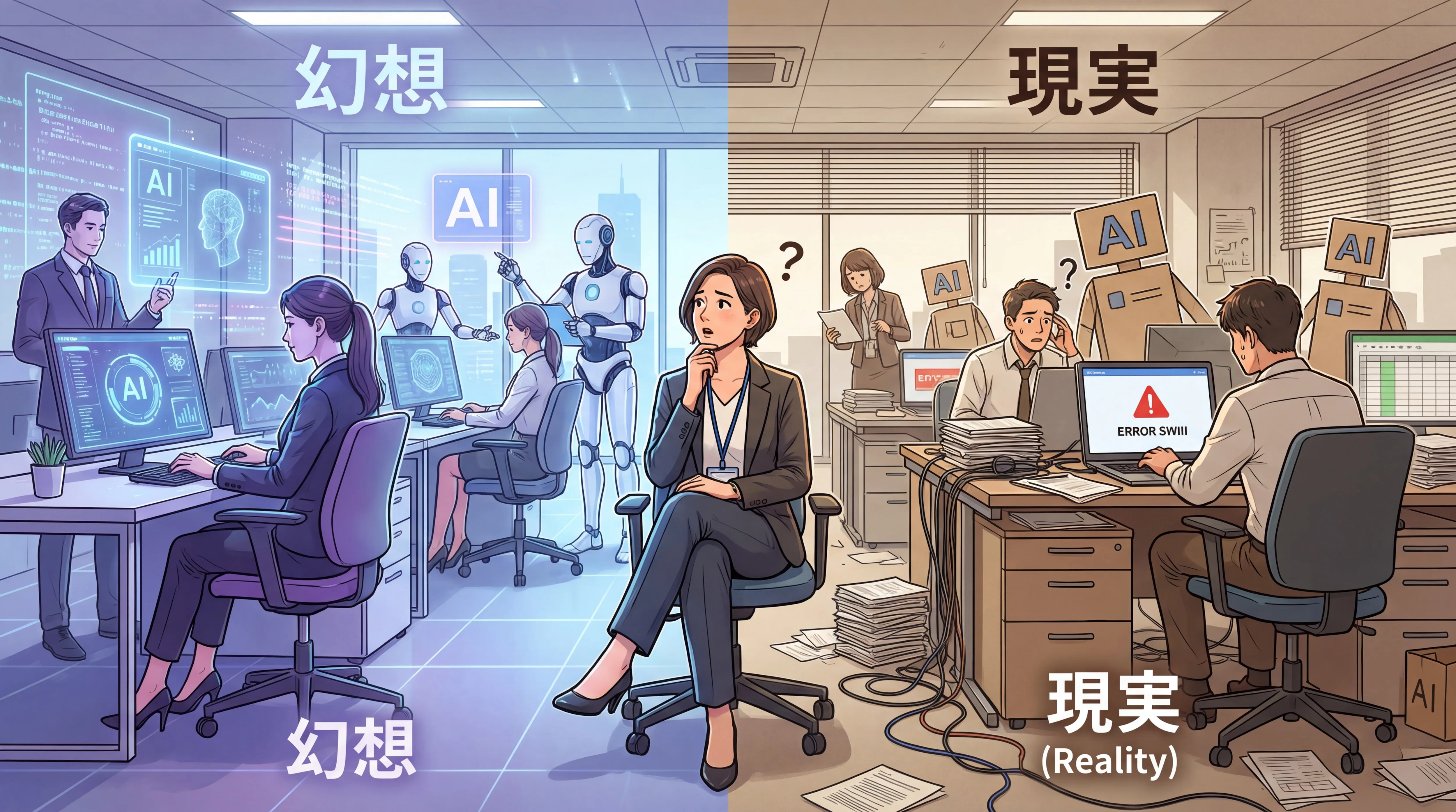 発見①：「みんなAI使ってる」は幻想だった